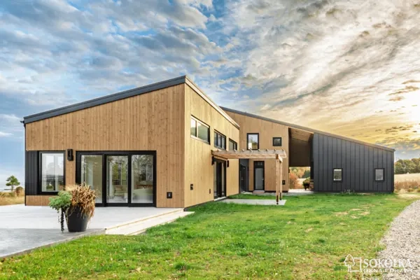 A modern barn in Nova Scotia