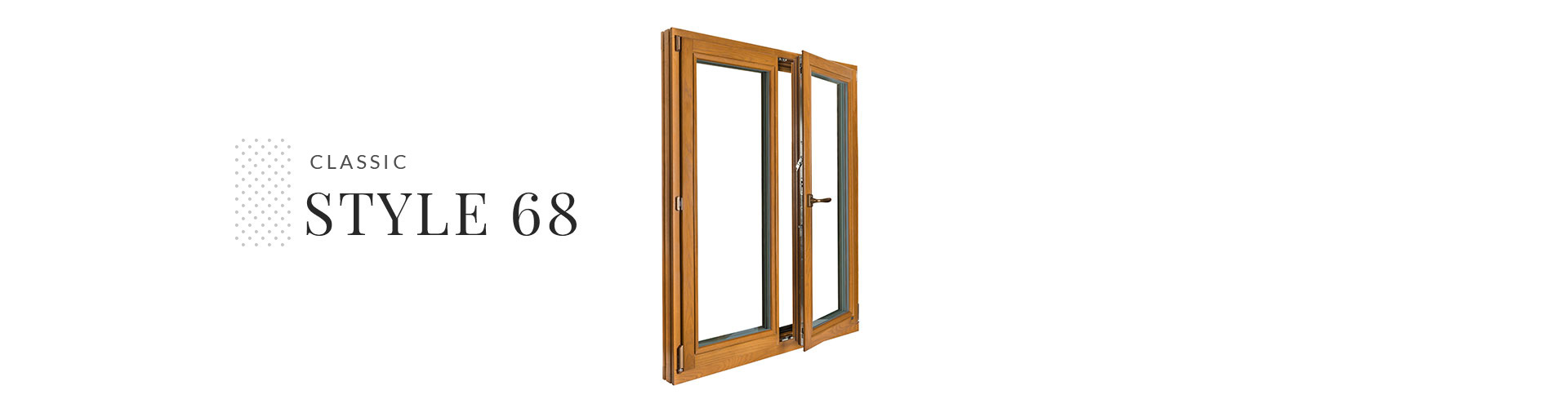 Wooden window Style 68